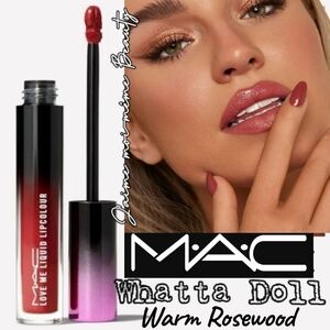 MAC Love Me Liquid Lipstick in Whatta Doll (Warm Rosewood)